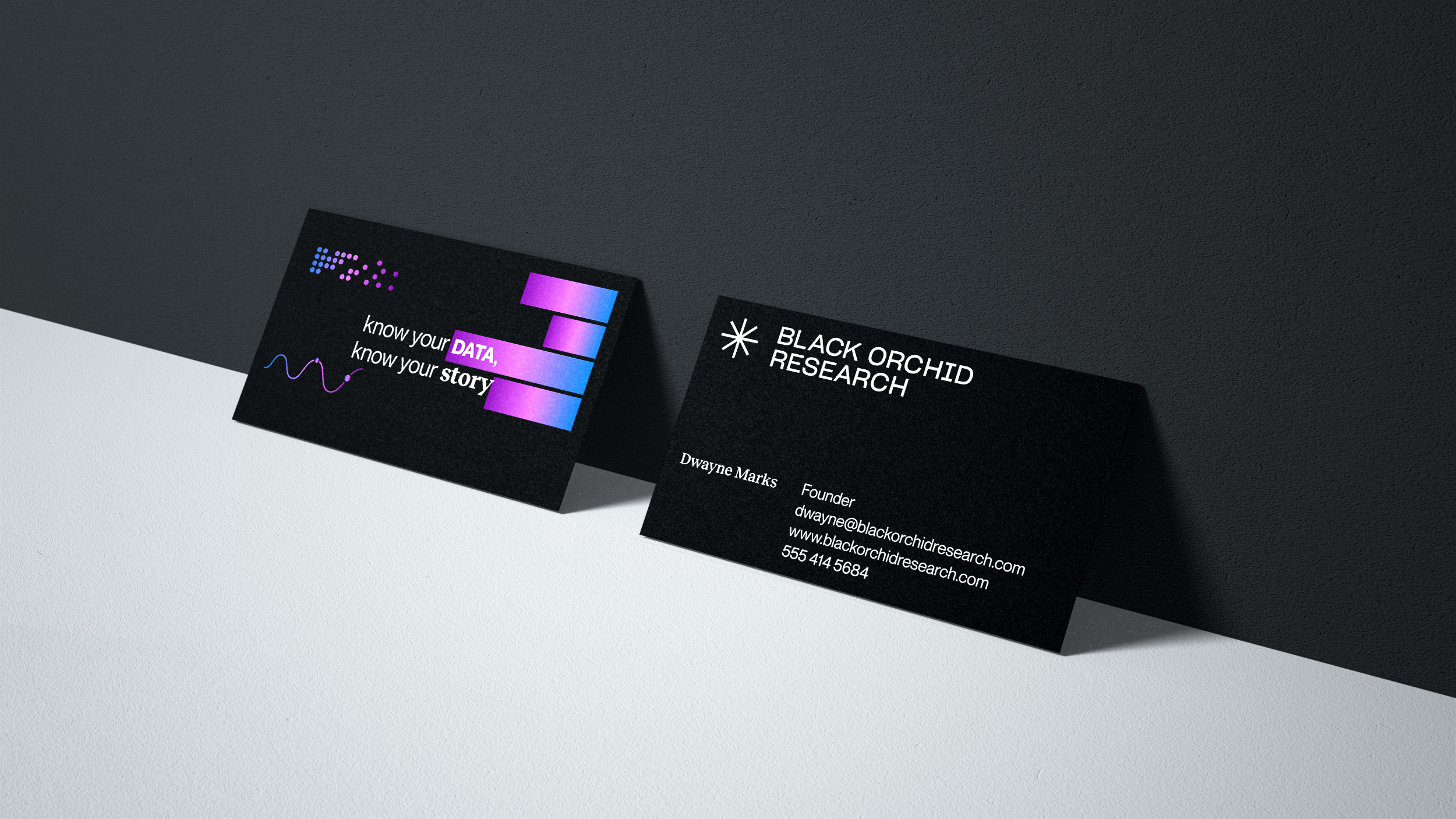 Black Orchid Business Cards